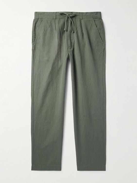 Dark green linen trousers from Polo Ralph Lauren