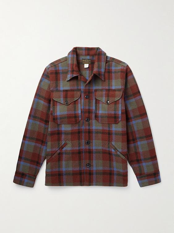 Checkered brown overshirt from RRL