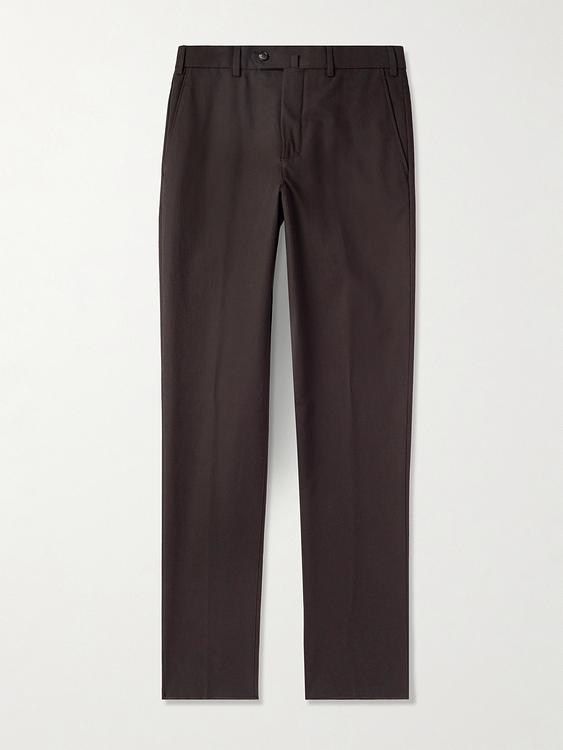 Dark brown chinos from Loro Piana