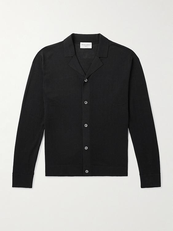 Black cardigan from Officine Générale