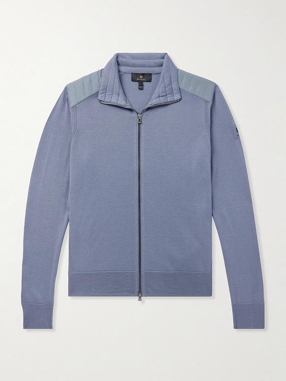 Blue cardigan from Belstaff