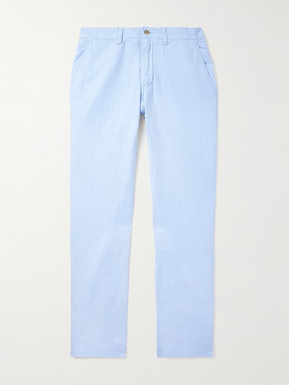 Light blue linen trousers from Polo Ralph Lauren