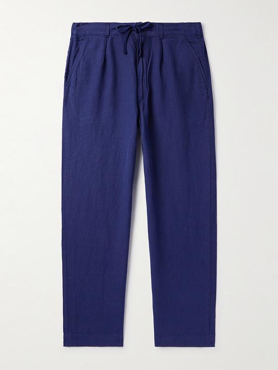 Dark blue linen trousers from Polo Ralph Lauren