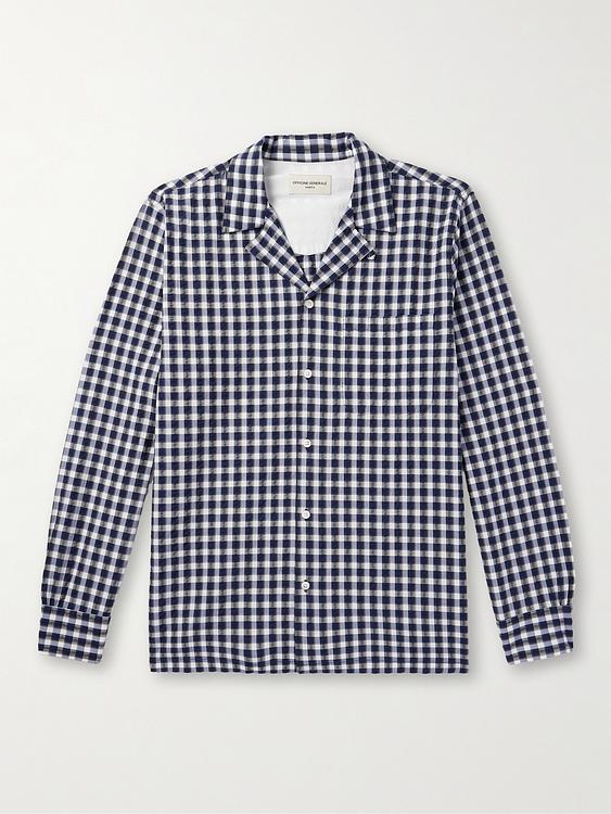Checkered multicolor casual shirt from Officine Générale
