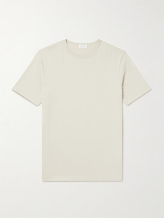 White t-shirt from Sunspel