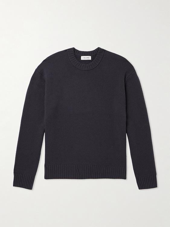 Black cashmere sweater from Frame