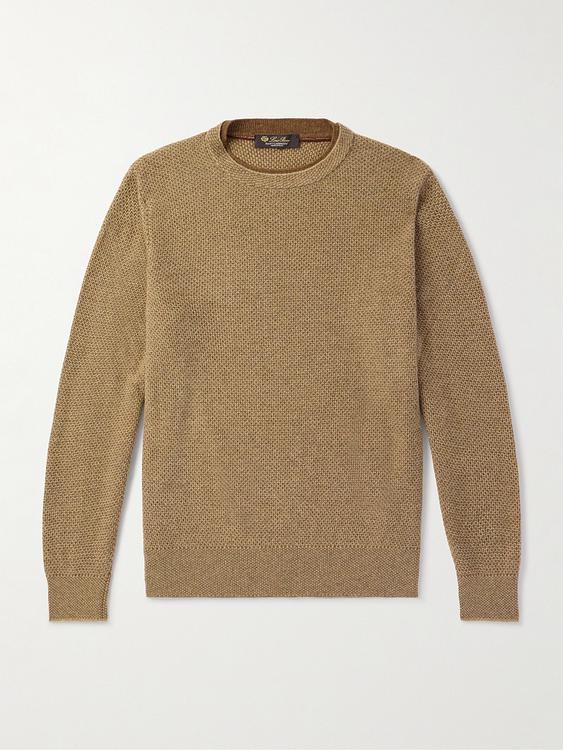 Brown sweater from Loro Piana