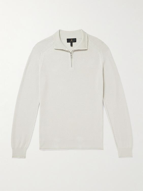 Grey half-zip from Belstaff
