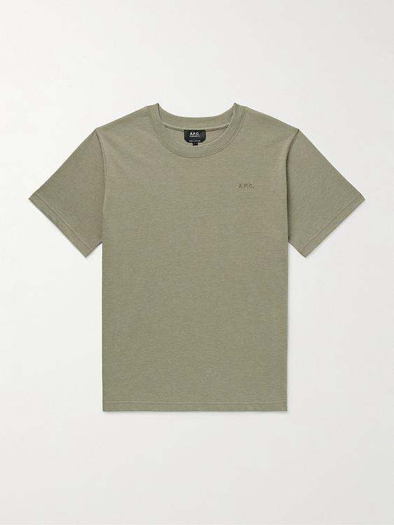 Taupe t-shirt from A.P.C