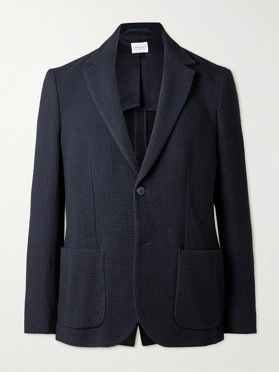 Black blazer from Sunspel