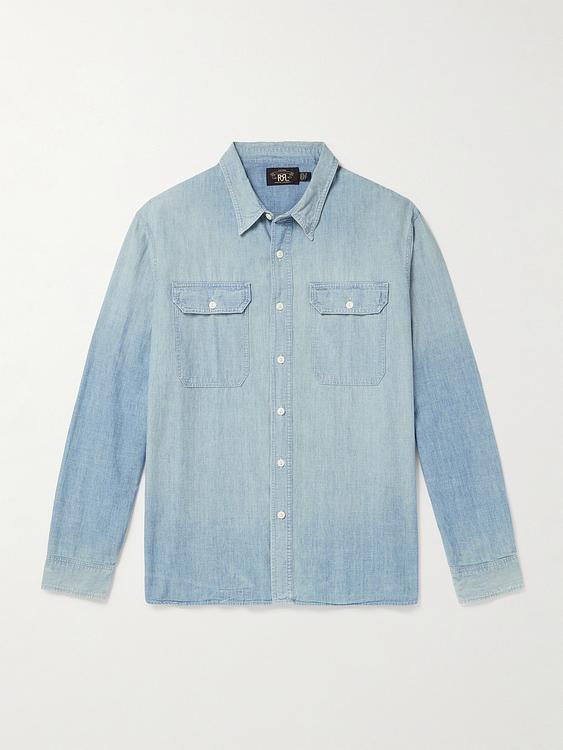 Grey denim shirt from RRL