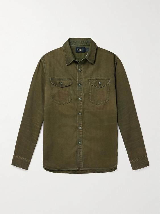 Dark green overshirt from RRL