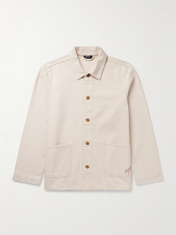 White overshirt from A.P.C