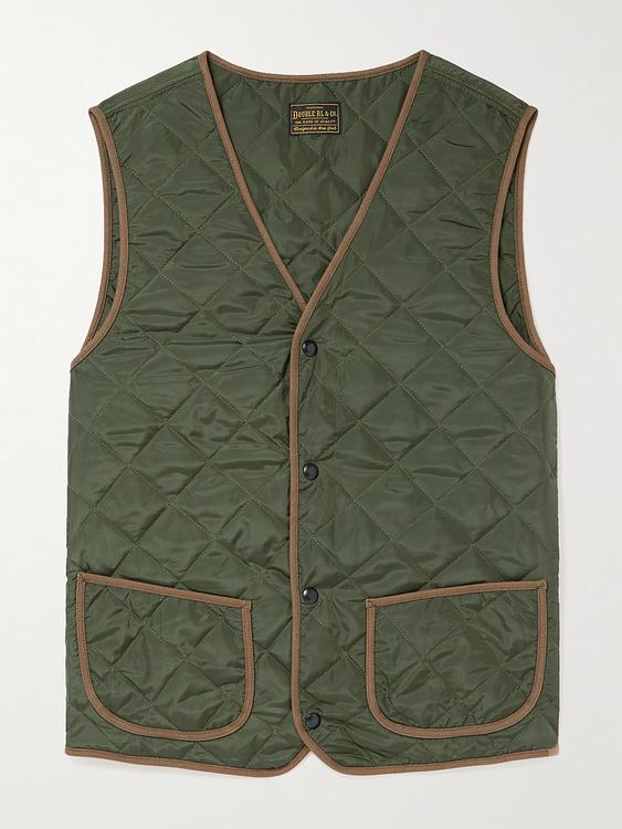 Dark green vest from RRL
