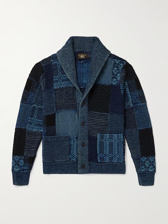 Dark blue cardigan from RRL