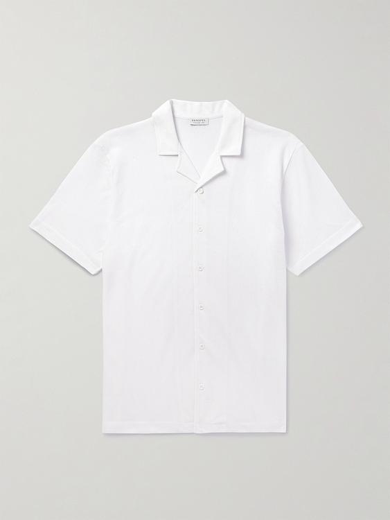White short sleeve shirt from Sunspel