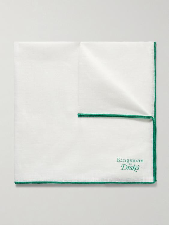 White pocket square from Kingsman