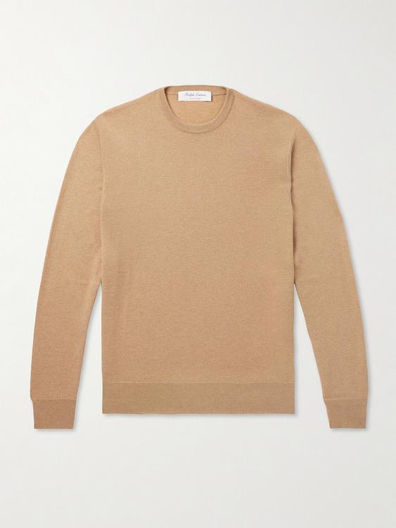 Taupe cashmere sweater from Ralph Lauren Purple Label