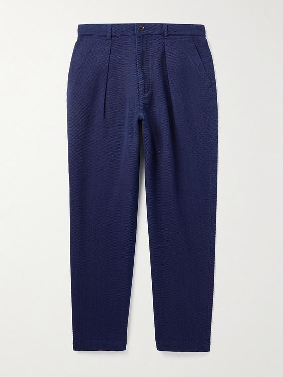 Dark blue chinos from Blue Blue Japan