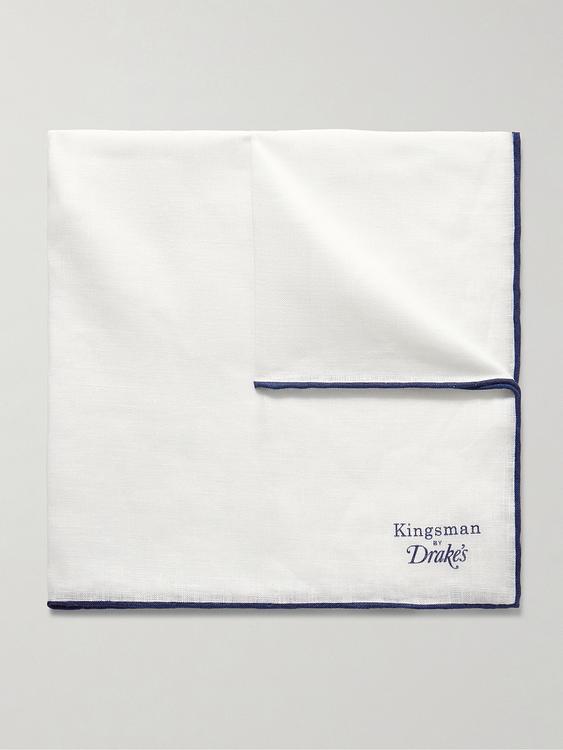 White pocket square from Kingsman