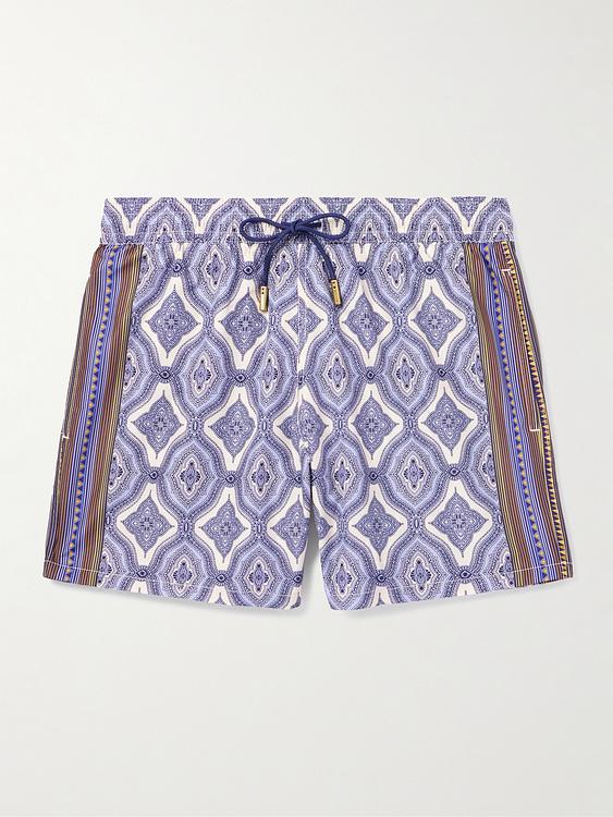 Multicolor swim shorts from Etro