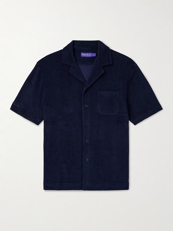 Dark blue short sleeve shirt from Ralph Lauren Purple Label