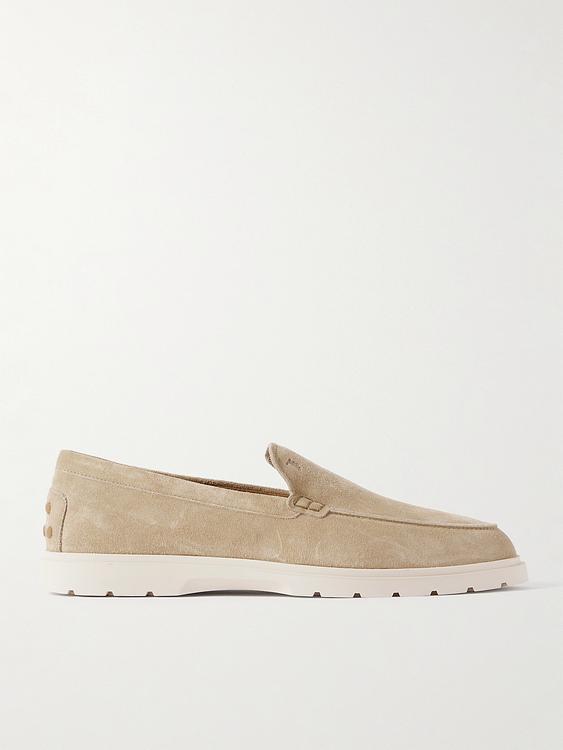 Taupe loafers from Tod's