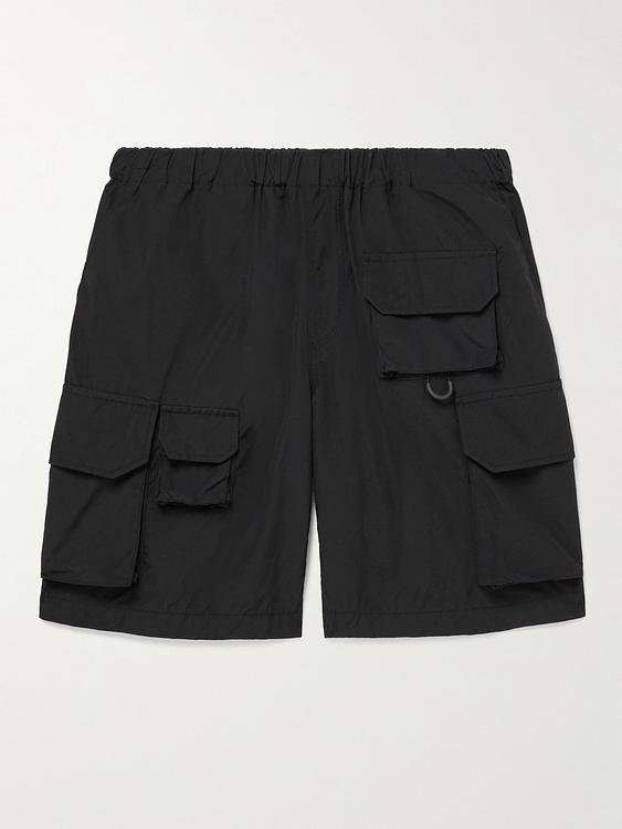 Black cargo shorts from FrizmWORKS