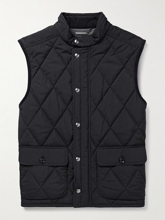 Black vest from Ralph Lauren Purple Label