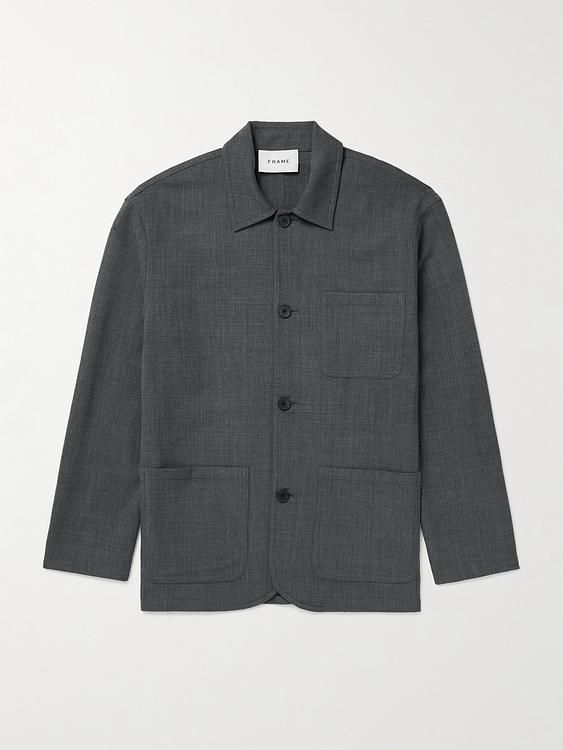 Dark grey overshirt from Frame