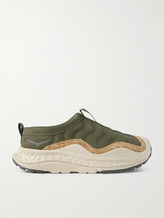 Beige sneakers from Hoka