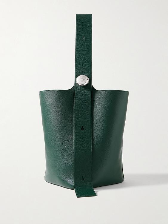Dark green tote bag from Loewe