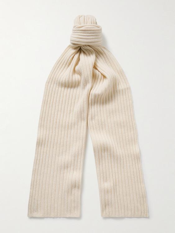 Beige scarve from De Petrillo