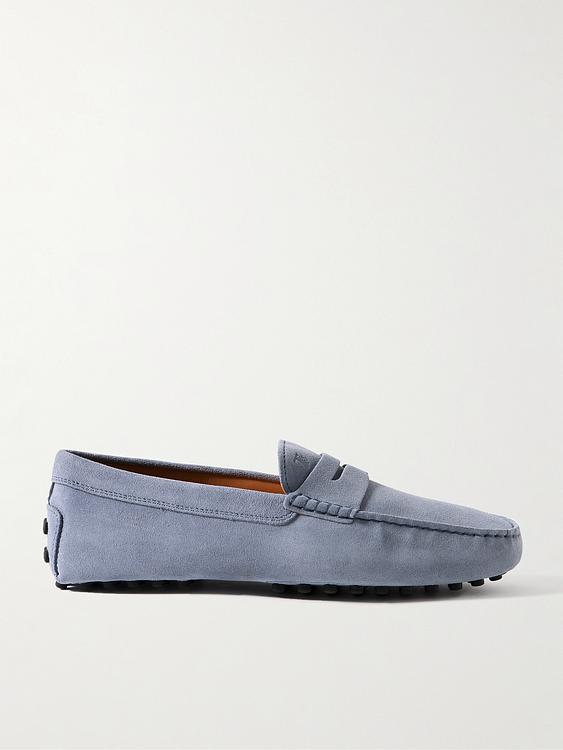 Blue loafers from Tod's