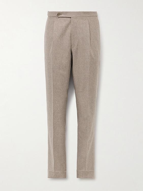 Grey suit trousers from De Petrillo