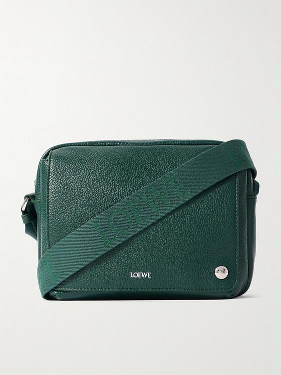 Dark green shoulder bag from Loewe