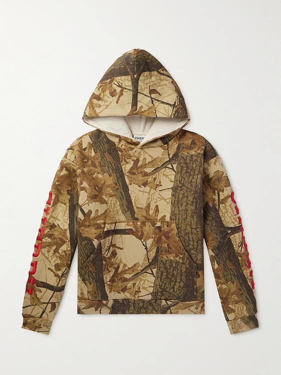 Taupe hooded sweatshirt from Cherry Los Angeles