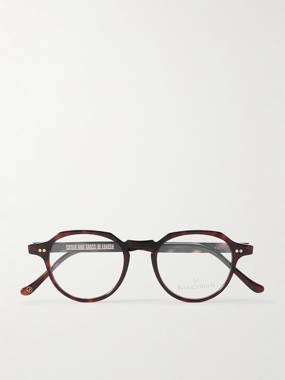 Multicolor round frame glasses from Kingsman