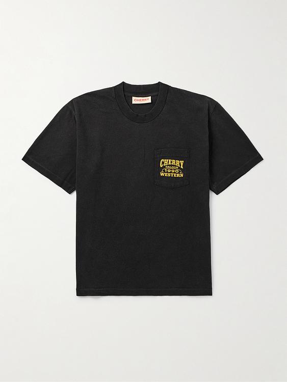 Print black t-shirt from Cherry Los Angeles