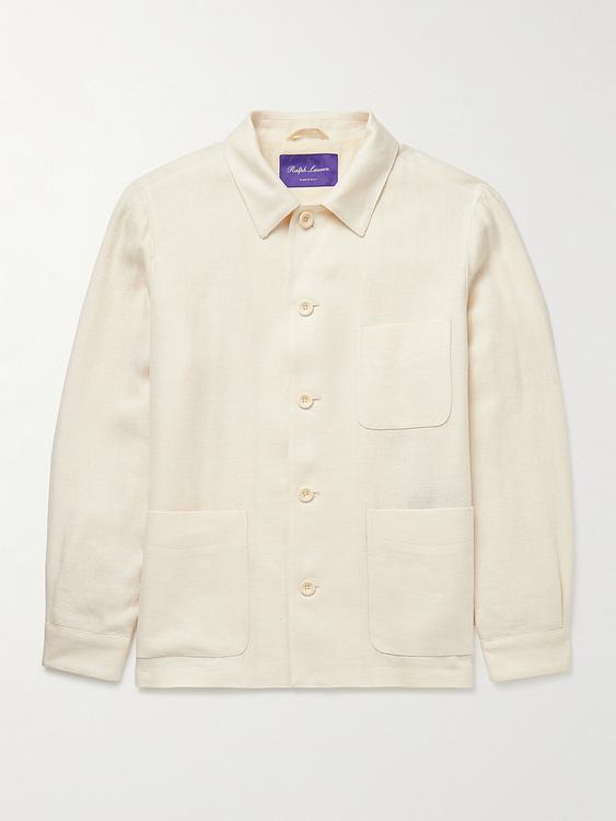 White overshirt from Ralph Lauren Purple Label
