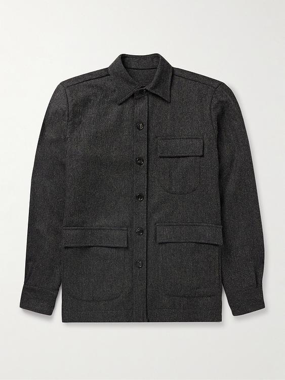 Black casual jacket from De Petrillo