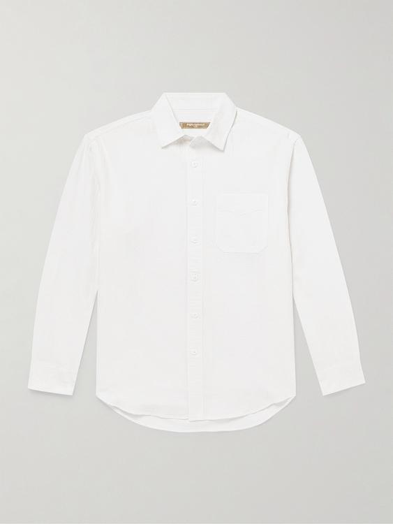White casual shirt from FrizmWORKS