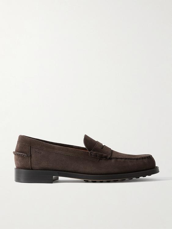 Dark brown loafers from Tod's