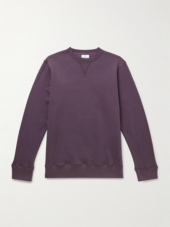 Purple cashmere sweater from Kingsman