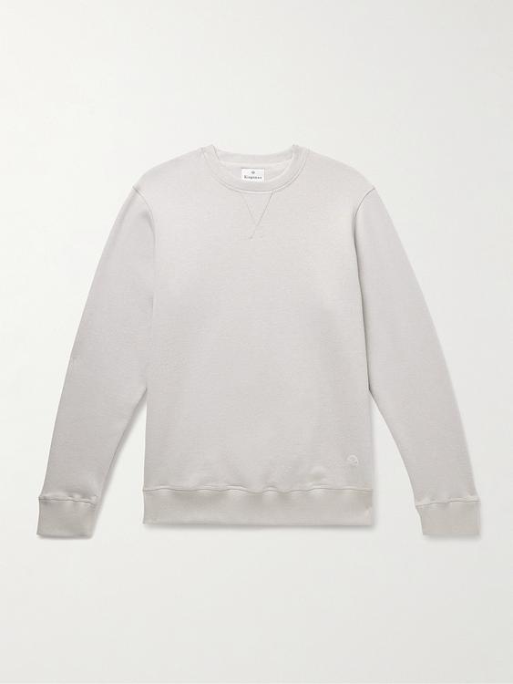 Print white cashmere sweater from Kingsman