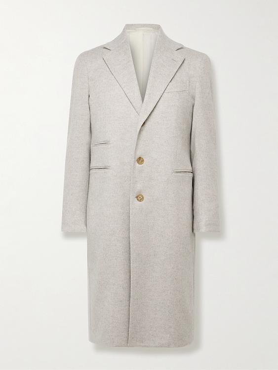 Grey coat from De Petrillo