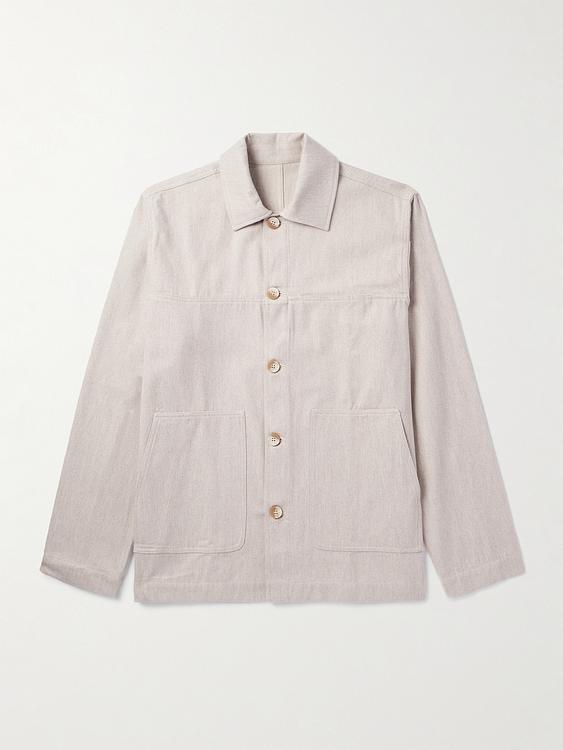Beige overshirt from Frescobol Carioca