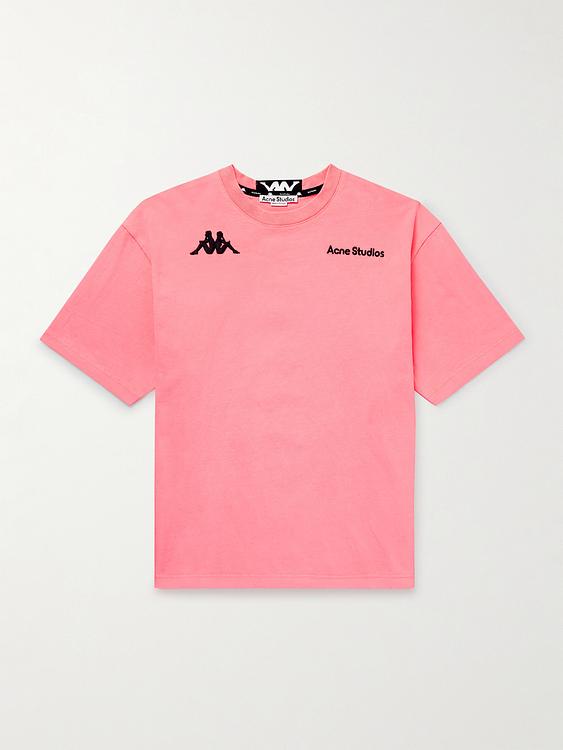 Print peach t-shirt from Acne Studios