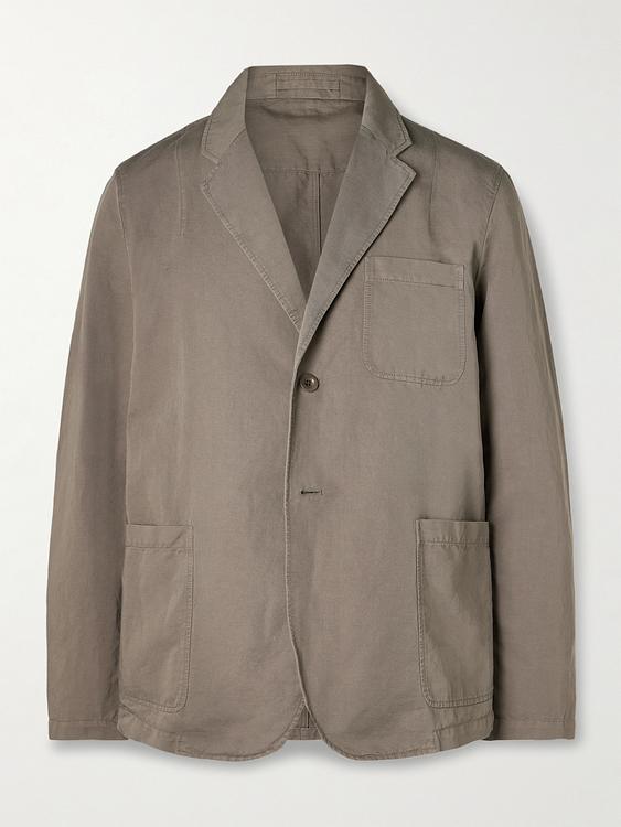 Grey suit jacket from Mr P.