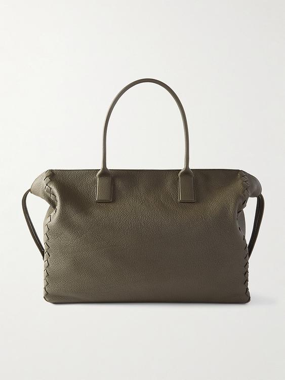 Dark green weekend bag from Bottega Veneta